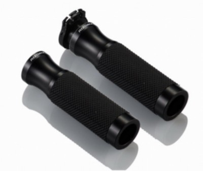 Gripy RIZOMA Sport Line s uchycením lanek, 22mm, černá (2ks)